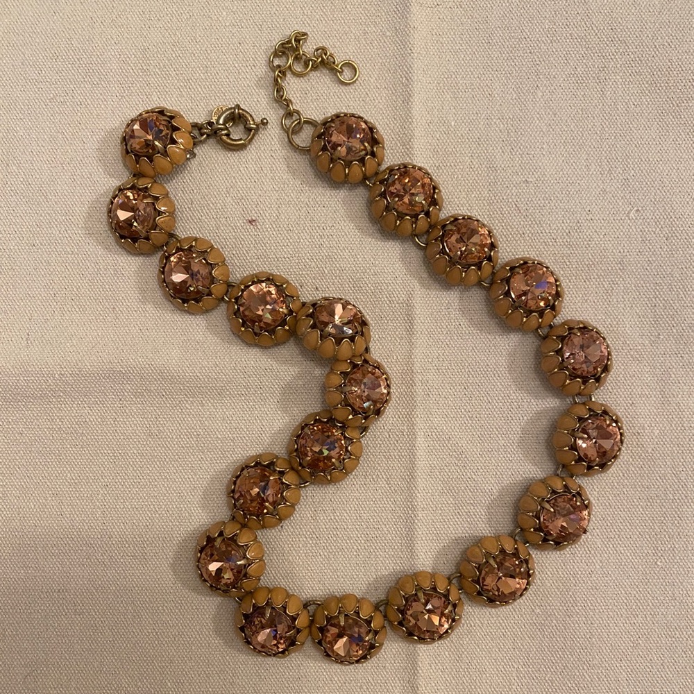 Vintage j crew statement necklace